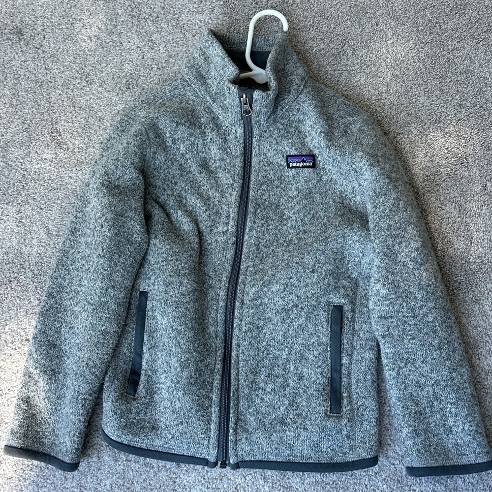 Patagonia Kids Heather Gray Puffer Jacket